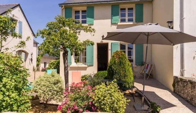 Fisherman's house with terrace by the Loire, wifi, bikes and baby equipment