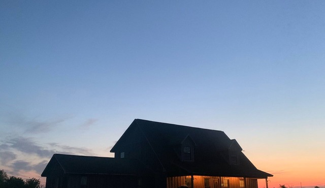 fishing, bonfire, and country views