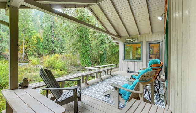 Fishing & Rafting: McKenzie River Cabin!