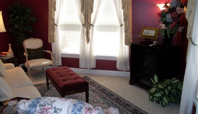 Five room private suite designed and appointed for your comfort.