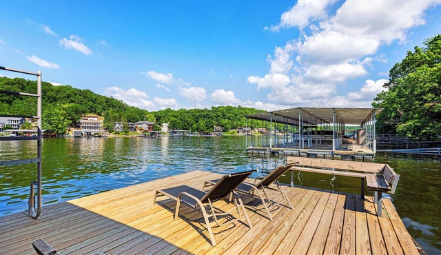 FiveStar Homestead | Ozark Waterfront Living for 8 w/Private Dock!