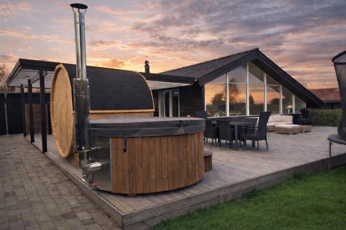 Fjordside Holiday Home with Hot Tub and Quiet Nature