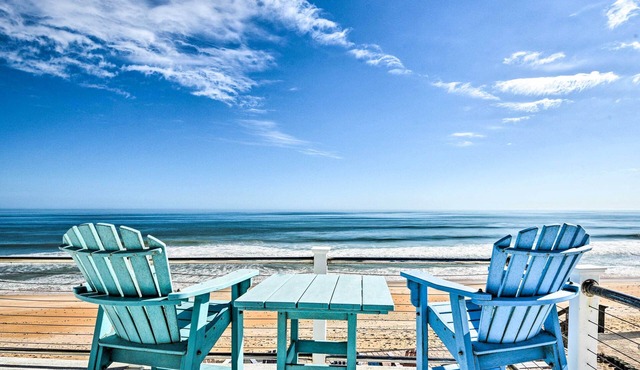 Flagler Beach Oceanfront Haven w/Hot Tub!