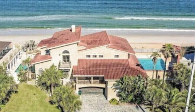 Flagler Beach Ocean Front Villa Pool-5-6Br5Bth