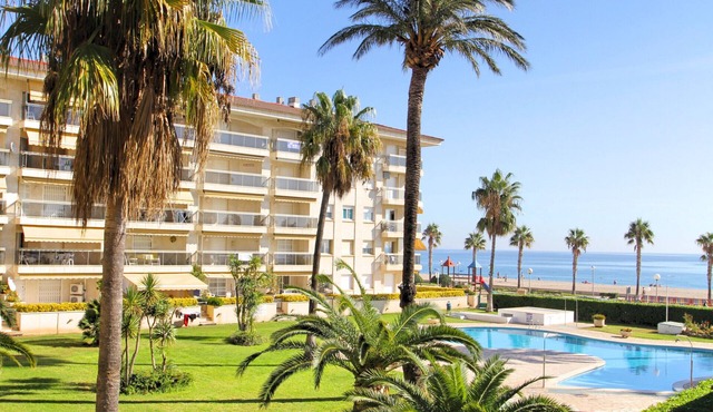 FLAM202 1ª linea playa, piscina, Wifi gratis