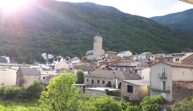 Flat in Biescas. Pyrenees of Huesca.