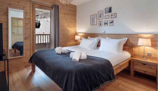 Flat mountains view - SKI-IN/OUT LA PLAGNE CHAMPAGNY- ideal for families