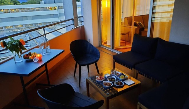 Flat with mountain view