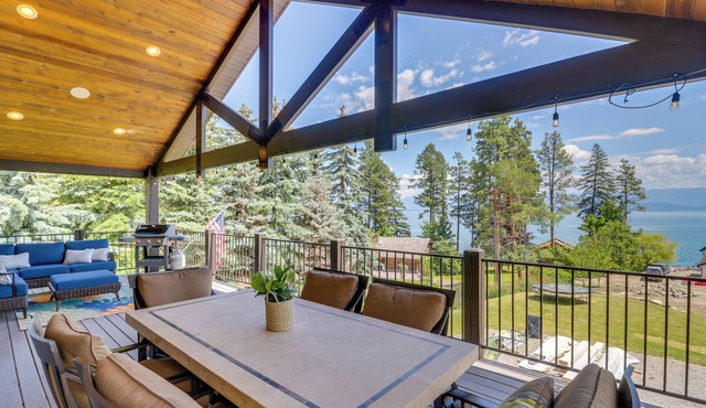 ‘Flathead Lake Base Camp’ in Somers: Lake View!