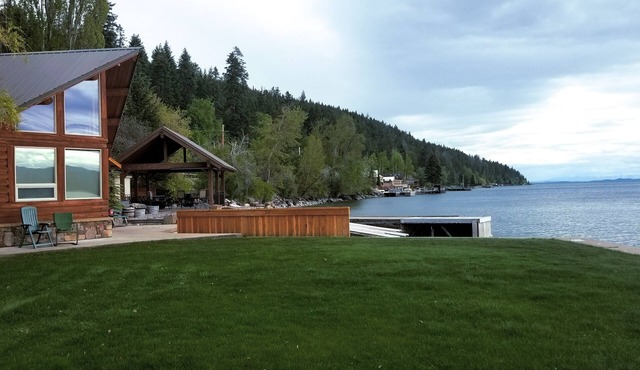 Flathead Lake Cabin with private boat launch access
