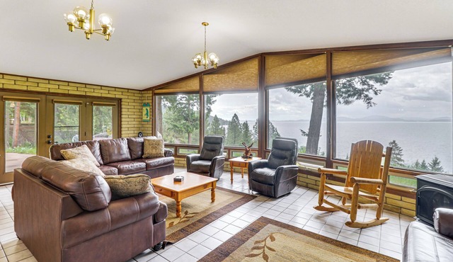 Flathead Lake Views: Scenic & Spacious Retreat!