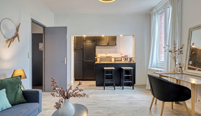 Flaubert : appartement avec parking, idéal au cœur du centre-ville