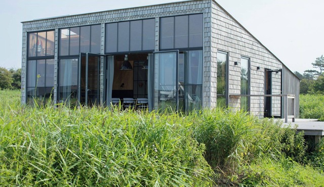 Float in reeds and enjoy starlit sky