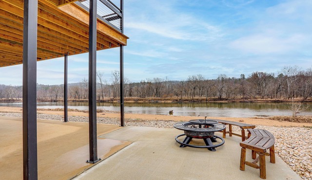 Float the Current! Riverfront Ozark Home w/Deck