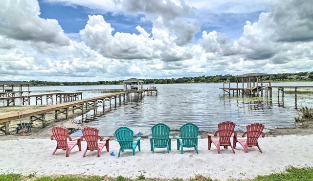 Florida Family Home with Dock on Saw Mill Lake!
