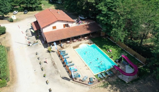 Flower Camping LES MIJEANNES * - Mobile home Premium 33m2 CLIMATE - 3 bedrooms +TV + dishwasher 6 people