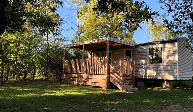 Flower Camping Côté Lac * - Mobile home 3 bedrooms Relax Comfort 32m2 Terrace 15m2 + TV 6 persons