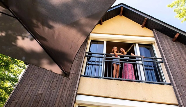 Flower Camping du Lac du Causse * - Cottage 32m2 (1 bedroom) + open terrace + LV + TV 5 persons