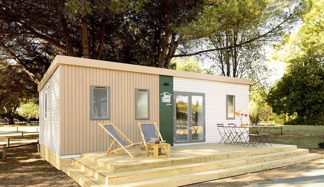 Flower Camping Ile des Trois Rois * - Homeflower Premium 34m2 3 bedrooms + semi-covered terrace 6 people