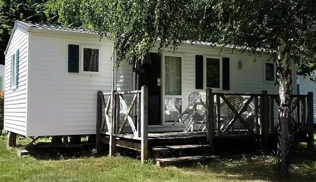 Flower Camping l'Echo du Malpas * - Mobil home Standard 27m2/2 bedrooms + TV + Terrace not covered 6 people