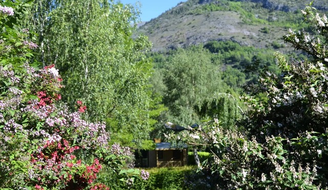 Flower Camping LA BEXANELLE * - Mobile home PMR Comfort 36m2 - 2 bedrooms + semi-covered terrace 4 people