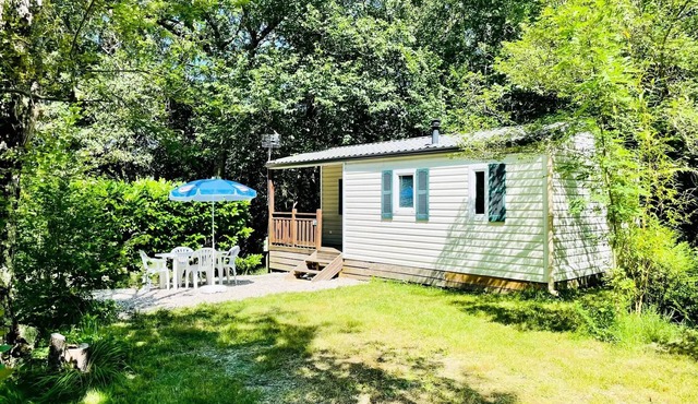 Flower Camping LA GDPOLA * - Mobile home Ash Comfort 23m2 - 2 bedrooms + covered terrace 4m2 4 people