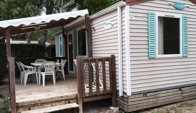 Flower Camping La Rivière * - Mobil-Home Comfort 29m2 (2 bedrooms) + covered terrace 5 people