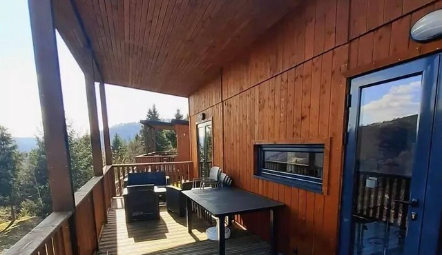 Flower Camping Le Belvédère * - Premium BELVEDERE chalet with lake view - 3 bedrooms and 2 bathrooms 6 people