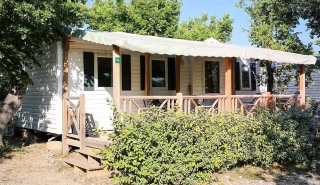Flower Camping le Epi Bleu * - Mobile home Comfort 30m2 (3 bedrooms) + covered terrace 10m2 6 people