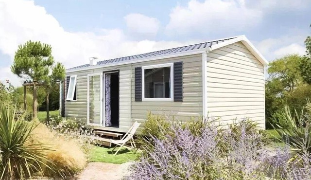 Flower Camping Saint Lambert * - Mobile home Modulo Comfort 30m2 2 bedrooms - Terrace semi-covered + TV 6 persons