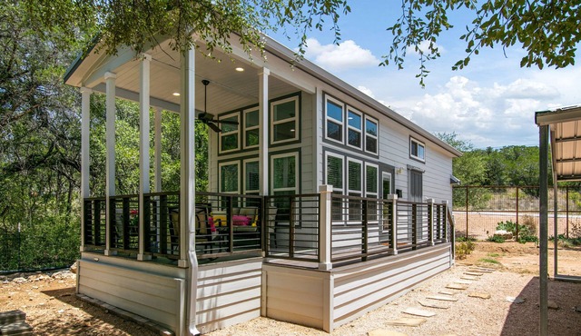 Flower Child Tiny Home at Lake Travis