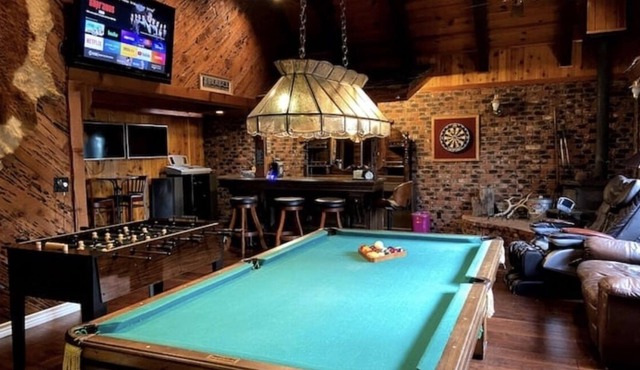Foosball & Pool Table, Pandora Game Box & Arcades, Movie Room