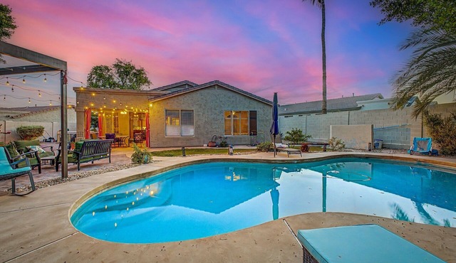 Foothills Oasis – 4BR Private Desert Retreat with Pool, Spa & Mountain Access
