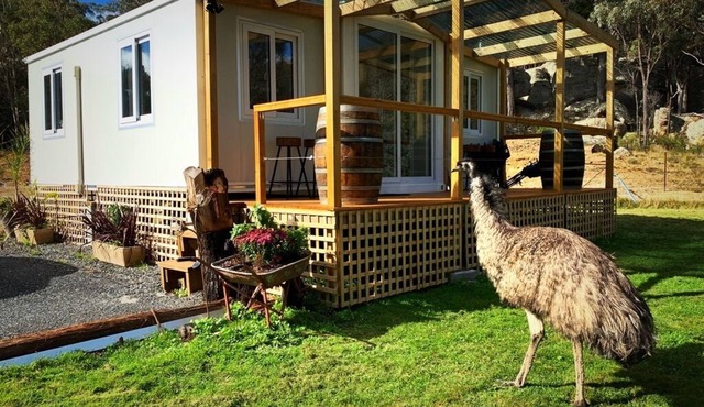 For a unique farm stay In the quaint countryside of Rylstone