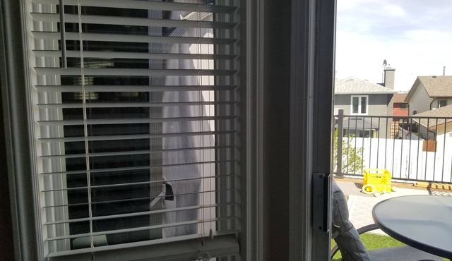 For female only Bedroom with queen bed