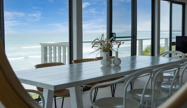 For multiple families offering beach access and plenty of room