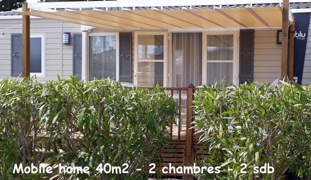 For rent Mobilhome 40m2, Standing 4-6 people Fréjus.