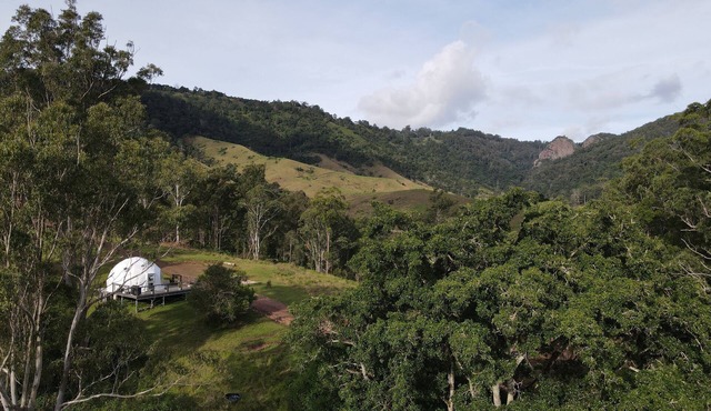 Forest Dome, set upon the foothills of the forest