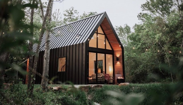 Forest Edge at Live Oak Lake | Modern Cabin