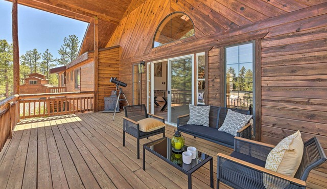 Forest Hideaway on 1 Acre w/ Panoramic Views!