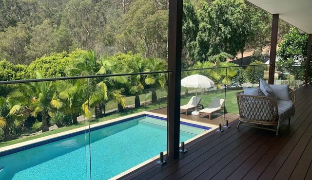 Forest Oasis Views with Fireplace, Firepit & Pool