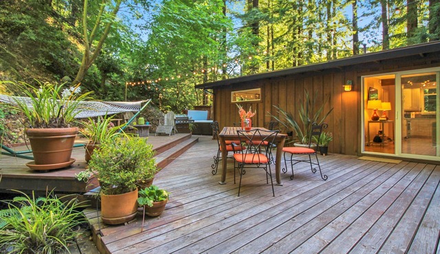 Forest Retreat, Private, Redwoods, Hot Tub, The Great Outdoors