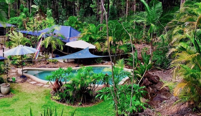 Forest Setting, Pool, Cabana, Large bath, Netflix/Foxtel/Wifi, King Size Bed