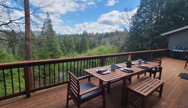 Forest View Cabin - 4 BR, Family & Pet-Friendly, AC, Game Area, & Close Hiking