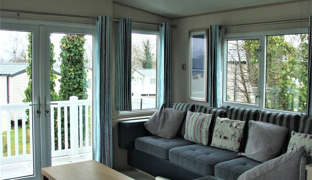 Forget-Me-Not Exquisite Modern Caravan on Rockley Park