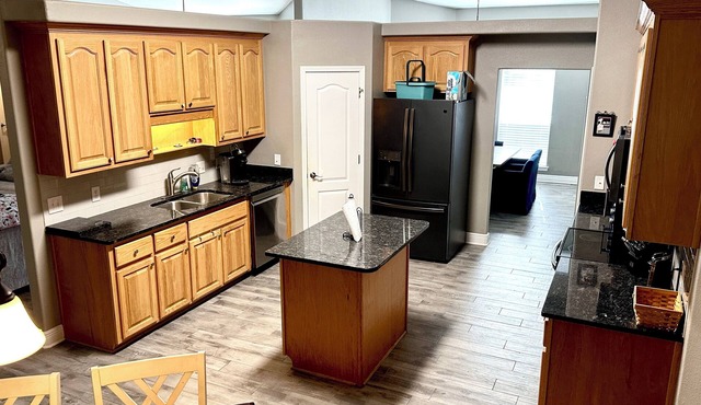 Forget your worries in this spacious and serene space with a beautiful lake view