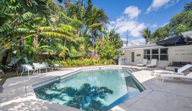 FORT LAUDERDALE Spacious house with heated pool and garden