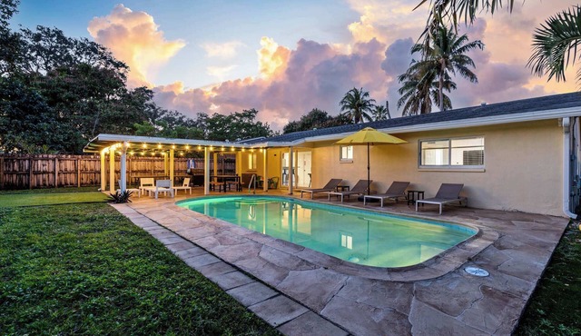 Fort Lauderdale Oasis: 4BR, Pool & Game Room