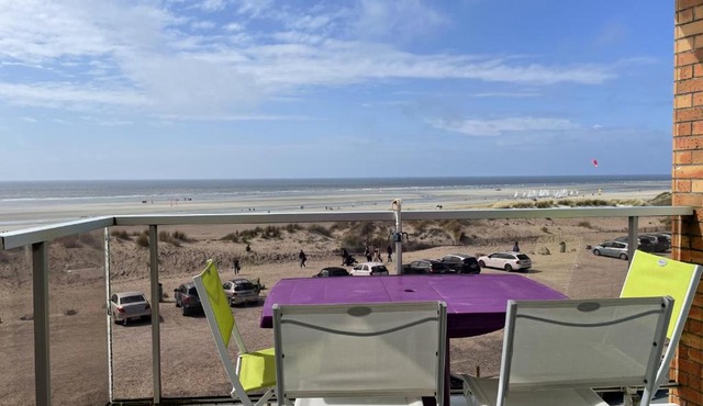 Fort-Mahon-Plage: Studio balcon, équipements complets, parking privé - FR-1-482-12