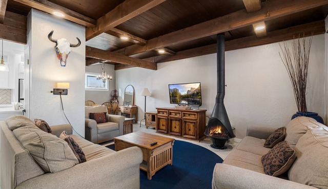 Fort Marcy 34 | Retreat with Patio, Views & Walk-to-Plaza Location